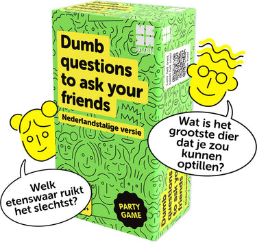 Megableu dumb questions to ask your friends - grappig partyspel voor jongeren en volwassenen - kaartspel in het nederlands - 3-8 spelers - vanaf 14 jaar