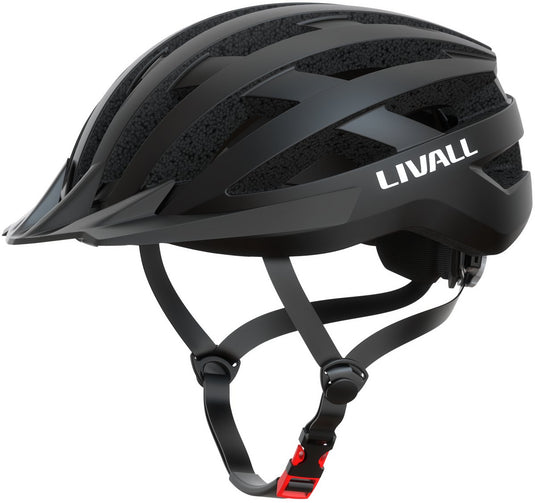 Livall mt1 neo black m size bluetooth-fietshelm met luidsprekers ingebouwde microfoon, valdetectie, mountainbikehelm met richtingaanwijzers remlicht, mtb- racefietshelm voor volwassenen (heren dames)