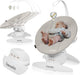 Lionelo iris premium babyschommel – 360° draaibaar zitje – 3 rugstanden – 3 schommelbewegingen – 5 snelheidsstanden – 12 melodieën – speelboog – wasbare bekleding – tot 9 kg - baby schommelstoel wipstoel