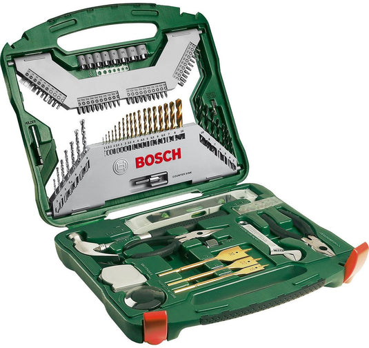 Bosch x-line borenset - 103-delig - hout, metaal en steen