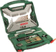 Bosch x-line borenset - 100-delig - titanium plus serie - voor hout, metaal en steen