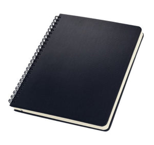 Sigel - spiraal notitieboek - conceptum - a5 - zwart - hardcover - 160 pagina's - lijn - 80 grams papier - si-co823