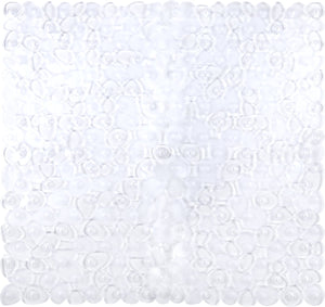 Differnz lapis inlegmat douche, 100% pvc, anti-slip laag 54 x 54 cm transparant