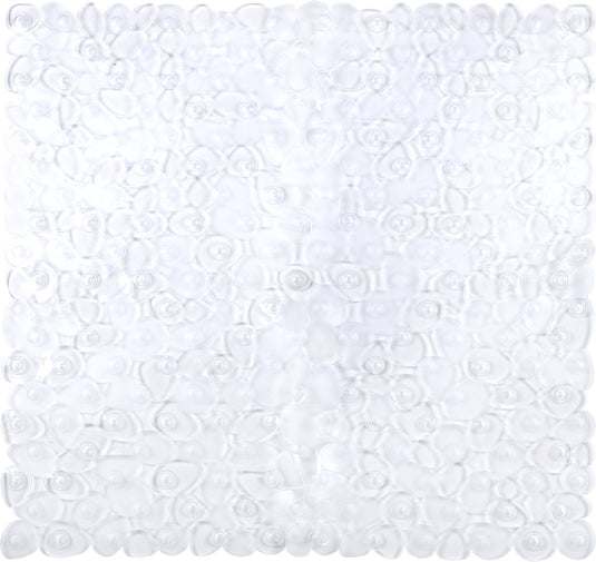 Differnz lapis inlegmat douche, 100% pvc, anti-slip laag 54 x 54 cm transparant