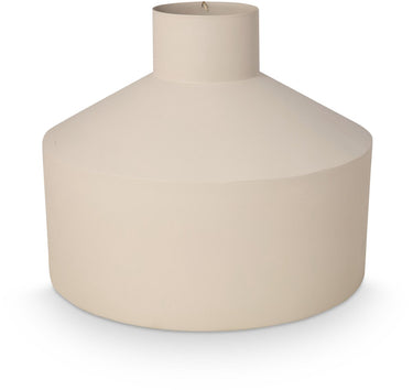 Vtwonen - basic - vaas - zand - metaal - 38x31cm