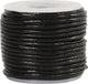 Creativ company cc leather cord, thickness 1 mm, black, 10 m 1 roll