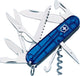 Victorinox huntsman blue zwitsers zakmes - 15 functies - blauw