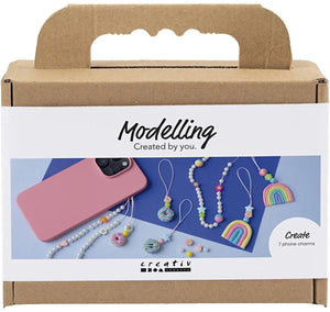 Creativ company cc mini hobbyset boetseren mobiele bedel diverse kleuren