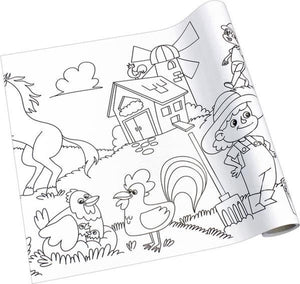 Info notes info tekenrol - creative - boerderij - 30cm x 4m - in-8723-08-b