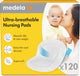 Medela – ultra‑ademende zoogcompressen – wegwerp – voor borstvoeding – huidvriendelijk en comfortabel – 120 stuks