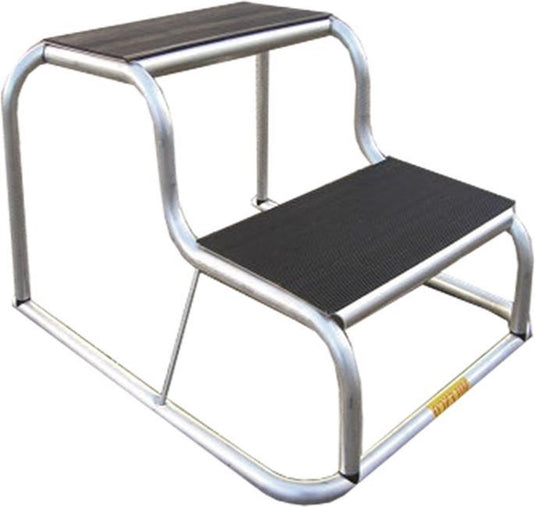 Milenco aluminium rubber double - zwart zilver