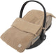 Jollein voetenzak voor autostoel kinderwagen - miffy jacquard - katoen - 42x82cm - biscuit