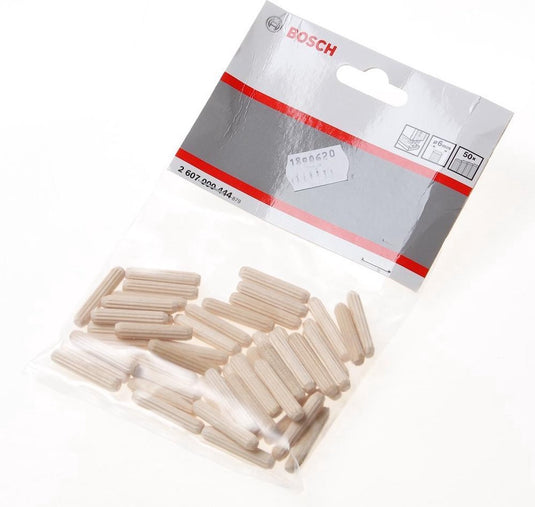 Bosch houtdeuvels - 6 mm - 30 mm (50)