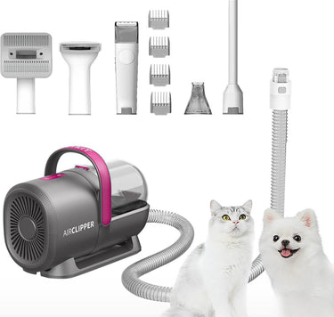 Petkit - airclipper - pet grooming vacuum kit - haarverwijderaar - hondentondeuse - dierbenodigdheid - voor kat en hond