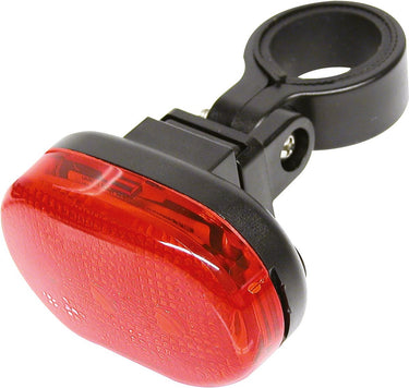 Dresco achterlicht fiets 3 led's | fietsverlichting led | achterlicht met batterij en knipperlicht