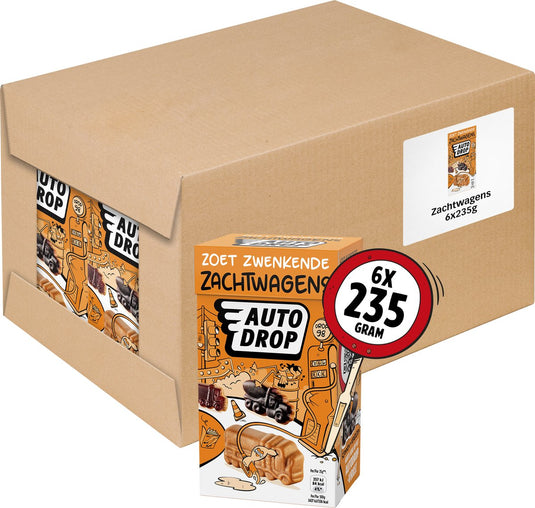 Autodrop mixdoos zacht wagens (6x235gr)
