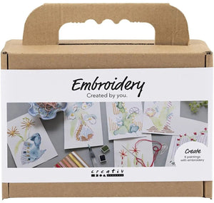 Creativ company cc mini hobbyset borduurwerk schilderijen diverse kleuren