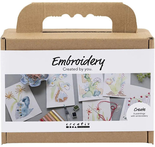 Creativ company cc mini hobbyset borduurwerk schilderijen diverse kleuren
