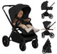 Lionelo mika plus - kinderwagen 2in1 - xxl set - veelzijdig en jaarrond - grote wielen - tot 22kg - bediening met een hand - voor alle soorten terrein - accessoireset