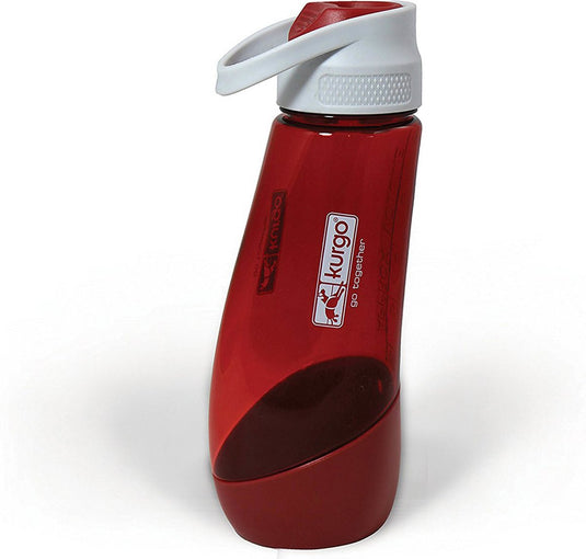 Kurgo gourd water bottle - hondendrinkbak - rood