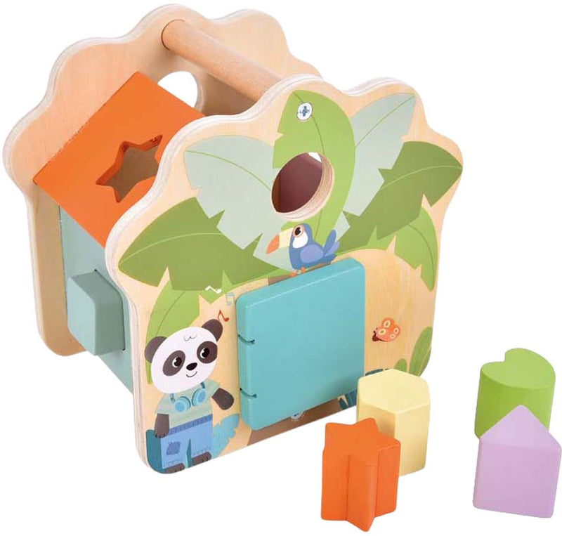 Afbeelding laden in galerijviewer, Small foot - houten vormenstoof jungle friends fsc
