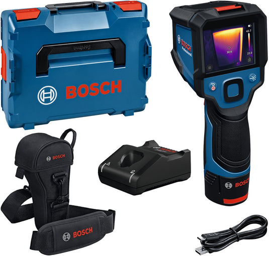 Bosch professional gtc 12v-450-13 - warmtebeeldcamera - inclusief 12v accu - lader - l-boxx