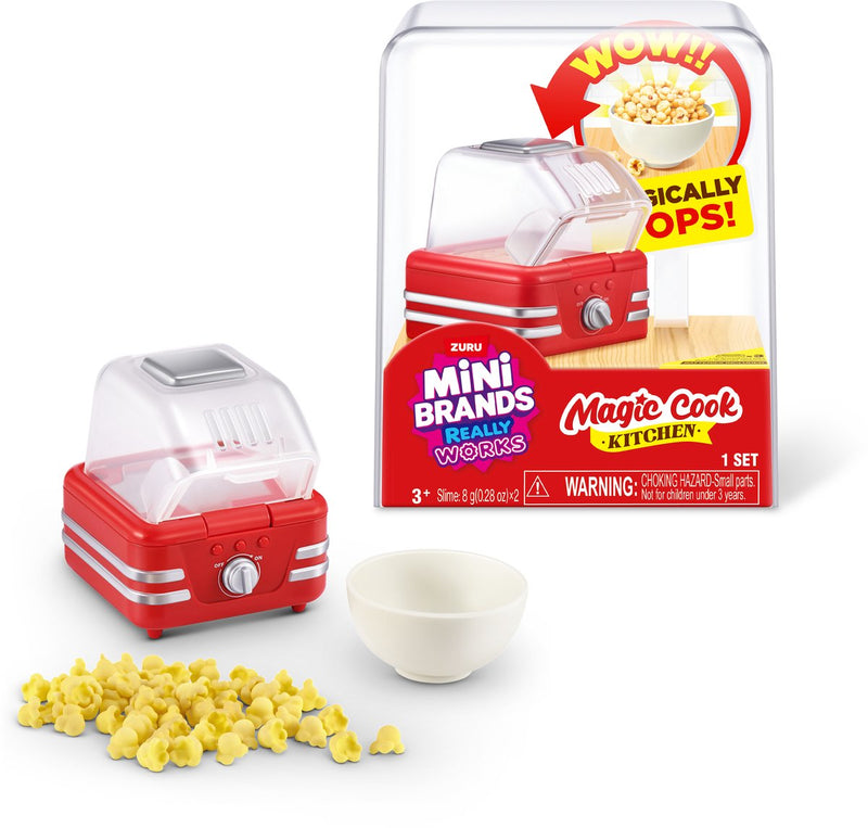 Afbeelding laden in galerijviewer, Mini brands zuru really works - magic cook kitchen capsule series 1 - popcorn machine
