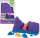 Kinetic sand project planet - koraalrif met 227 g blauw origineel en twee soorten gereedschap - milieuvriendelijk - sensorisch speelgoed