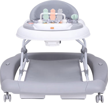 Topmark jean - loopstoel - inklapbare babywalker - schommelfunctie - duwfuntie - incl. speelblad - grijs