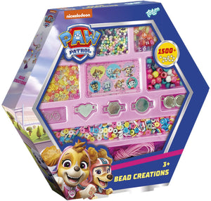 Totum paw patrol kralen set voor armbandjes maken - 1500+ kralen - speelgoed kinderen - knutselen - voor meisjes en jongens - ook voor kleuters - vanaf 3 jaar -