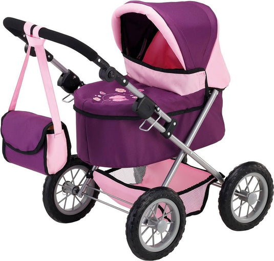 Bayer design - poppenwagen trendy - roze en paars