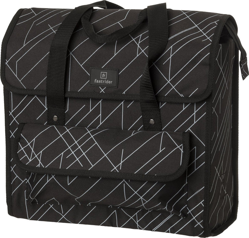 Afbeelding laden in galerijviewer, Fastrider lasse luxe shopper enkele fietstas basics - veelkleurig - 23l - waterafstotend
