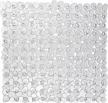 Wenko anti-slip douchemat paradise 54x54cm transparant - antislipmat voor douche - met zuignappen