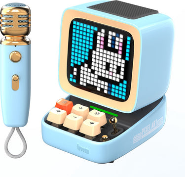 Divoom - ditoomic - karaoke set (blauw)