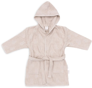 Jollein badjas badstof 3-4 jaar miffy jacquard nougat