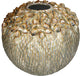 Hd collection vaas aardewerk beige 37x37x32cm