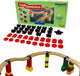 Toy2 allround xl - 41 brio duplo adapters - treinbaanonderdelen - houten treinbaan - geschikt voor lego duplo©, hubelino, bandits angels, biobuddi, hape, brio©, ikea