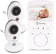 Lionelo babyline 5.1 premium babyfoon – 2 camera’s – bereik tot 300 m – nachtzicht – vox functie – 2-weg audio – temperatuursensor – 20 uur batterijduur – 2,4” display – 8 slaapliedjes alarmfunctie