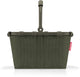 Reisenthel carrybag boodschappenmand maat xs - 5l - cord dark macha groen