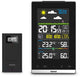 Hama wetterstation jamaika, mit außensensor, funk, wecker, raumklima, schwarz 00222239 draadloos weerstation aantal s