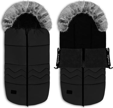 Lionelo - frode - slaapzak voor kinderwagens - waterdichte buitenstof - universele gordelopeningen - dubbele ritssluiting - zachte fleece voering - anti-allergene vulling