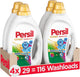 Persil gel expert color freshness by silan - vloeibaar wasmiddel - beste frisheid - krachtige vlekverwijdering - hygiënische frisheid - voordeelverpakking - 4 x 29 wasbeurten