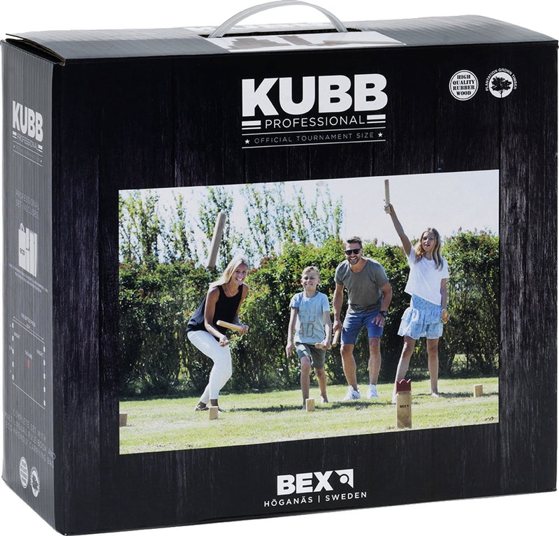 Afbeelding laden in galerijviewer, Bex kubb pro rubberhout met rode koning
