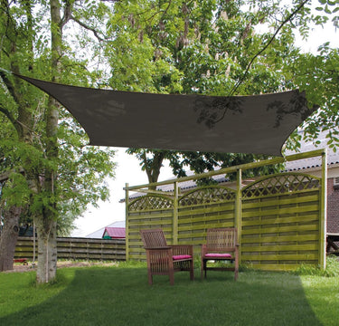 Eurotrail multi functional tapijt schaduwdoek - 250*300cm - grijs blauw