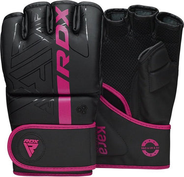 Rdx sports - f6 kara - bokshandschoenen - mma gloves - training - vechtsporthandschoenen - boksen - roze - mat - maat s
