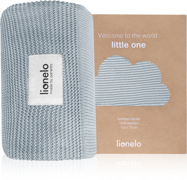 Lionelo bamboo blanket - deluxe baby deken - hypoallergeen - antibacterieel - antischimmel - 100% bamboe katoen - thermoregulerend - zacht ademend - duurzaam - wasbaar - vanaf geboorte - 100×75 cm