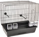 Flamingo vogelkooi selma 2 zwart - zwart - 55.5 x 34 x 51.5 cm
