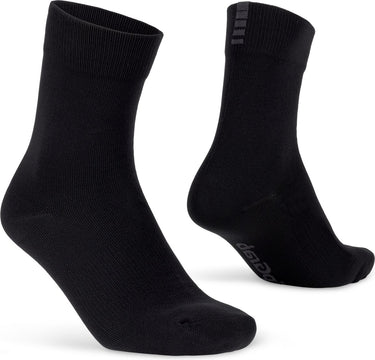 Gripgrab - lightweight waterproof lente herfst fietssokken winter sokken wielersport - zwart - unisex - maat l