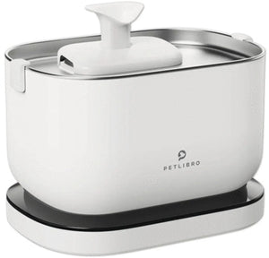 Petlibro dockstream - automatische drinkfontein - 2,5l - wit - draadloos - incl. filtersysteem