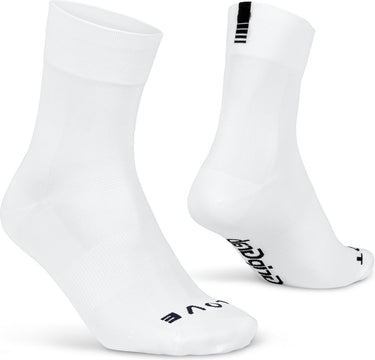 Gripgrab - lightweight sl performance zomer fietssokken 1 paar coolmax wielersport sokken regular cut - wit - unisex - maat s (38-41)